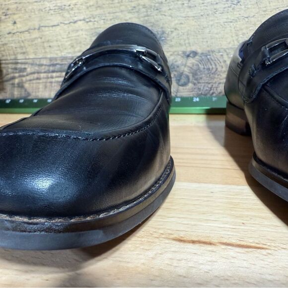 Stacey Adam’s Elegant Black Leather Loafers